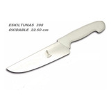 Cuchillo Carnicero Eskiltuna Carbono Oxidable 398 22.5 Cm Color Blanco