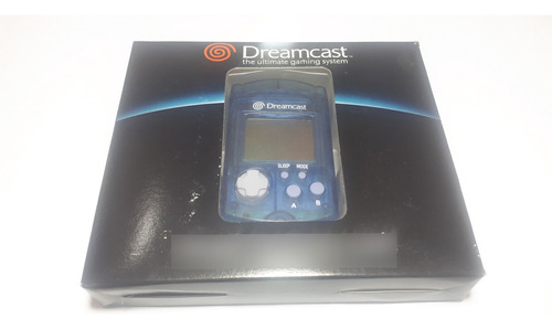 Vmu Box Set - Sega Dreamcast Translúcido Azul Lacrado Raro