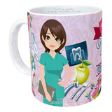 Mug Mejor Odontologo Nombre Personalizado Taza Pocillo