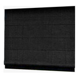 Persiana Cortina Romana Blackout Cor Preta L 1,80 X 120 A