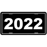 Placas Para Auto Personalizadas Año De Tu Auto 2022