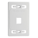 Placa De Pared Modular Max, De 1 Salida, Color Blanco,