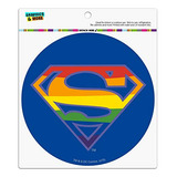 Gráficos Y Más Superman Rainbow Shield Logo Automotive Ca