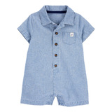 Romper De Chambray De Bebé 1q489910 | Carters ®