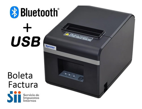 Impresora Térmica 80mm Usb + Bluetooth Para Facturas Y Bole