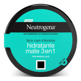 Crema Facial Neutrogena® Face Care Intensive Hidratante Mate 3 En 1 100 Gr