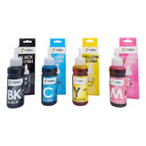 Pack 4 Tinta Tipo Universal P/epson Brother Hp Canon 100ml