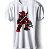 Remeras Talles Especiales Sublimadas Deadpool Ninja - 7492