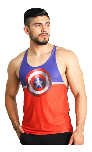 Playera De Hombre, Tank Top, Camiseta Olimpica Superhéroes