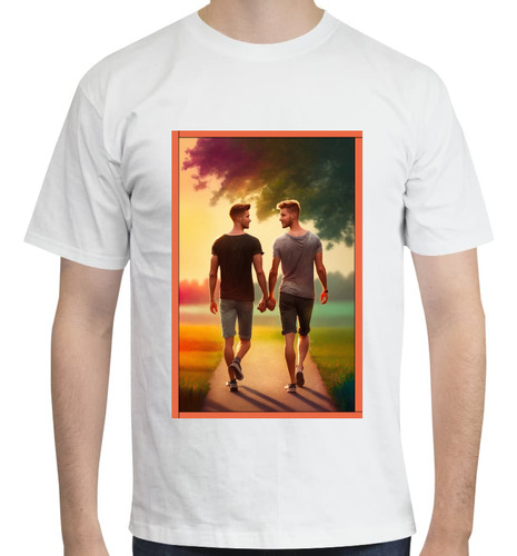 Playera Comunidad Gay Amor Pareja 06 I.a. Unisex Moda Casual