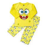 Pijama Polar Bob Esponja Patricio Squarepants Unisex Premium