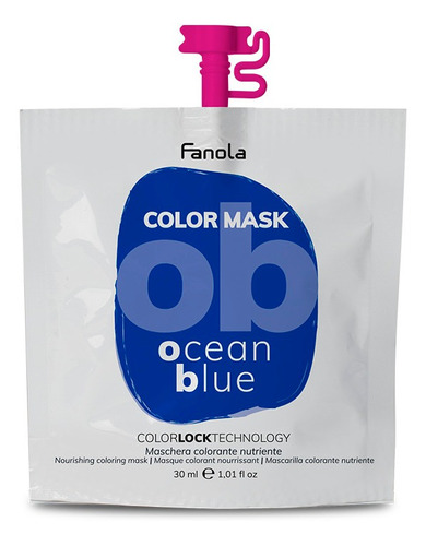 Mascarilla Con Color Nutriente De 2 Min. Fanola Color Mask