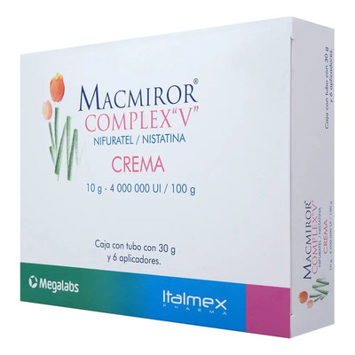 Macmiror Complex V Crema Vaginal 10 G\u002F4000000 Ui\u002F100 G, 1 Tubo 30 G | Meses sin interés