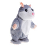 Falando Walking Hamster Mouse Pet Brinquedo De Pelúcia Som V