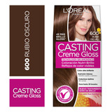 Tinte Capilar L'oréal Casting Creme Glosstono 600  Rubio Osc