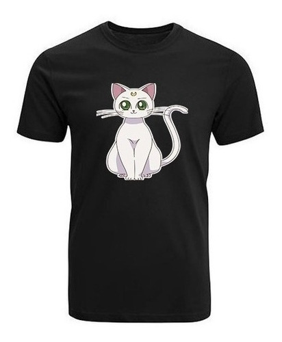 Polera Artemis Sailor Moon Personaje Gato Anime Unisex Full