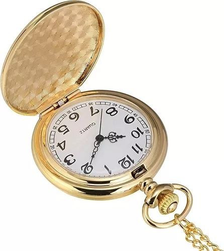 Reloj De Bolsillo De Oro Brillante