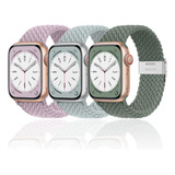 3 Correas Trenzada Para Apple Watch Serie 9 8 7 Se 6 5 Ultra