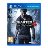 Juego Ps4 Físico Uncharted 4 Sony Standard Edition