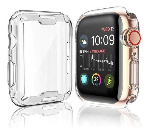 Case Capa Silicone 360º Protetor Para Apple Watch Series