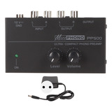 Tocadiscos De Preamplificador Mini Phono, Ultra Bajo Nivel D