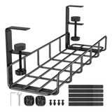 Bandeja De Gestión De Cables Debajo Del Escritorio, 15.7 Org