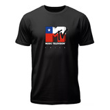 Polera Mtv Music Television Diseño Chile