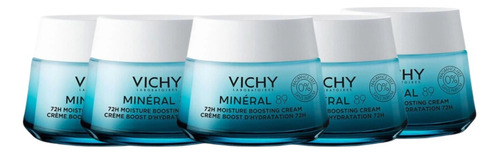 Combo X5 Vichy Mineral 89 Crema Hidratante 50 Ml