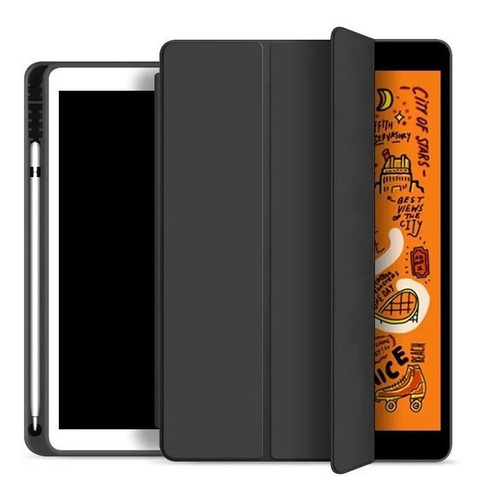 Capa Skudo Smart Case Compatível iPad 7 8 9 Slot Magnética