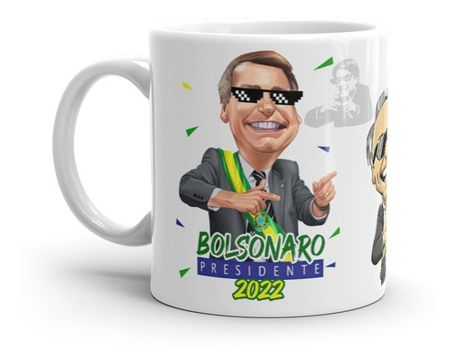 Caneca Bolsonaro Presidente Mito Personalizada Com Caixa