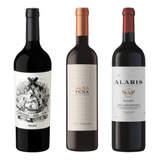 Set Vinos X3 Cordero Piel De Lobo + Alma Mora Malb + Alaris