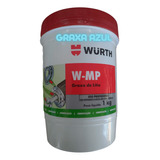 Graxa Rolamento E Junta Automotiva Wurth C/ Lítio 1kg Azul