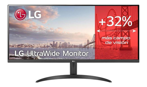 Monitor Ultrapanorámico 21:9 LG Ultrawide 34wp500-b Color Negro 100v/240v