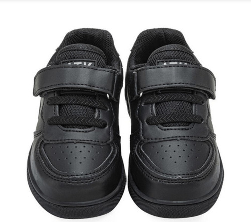 Zapatilla Deportiva Unisex Niños Color Negro Coper Atomik Diseño De La Tela Liso Talle 30 Ar