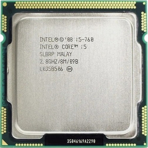 Processador Intel Core I5 760 2.8ghz 8mb Lga 1156 1º Geração