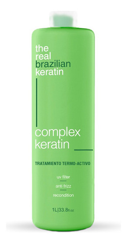 Alisado Keratina Complex Real Brazilian X 1 Litro