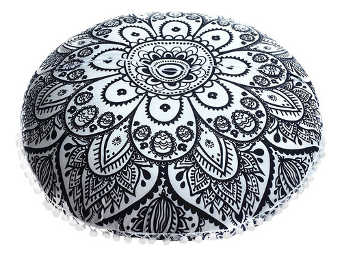 Cojín De Suelo G Indian Mandala, Redondo, Bohemio, P 236 G