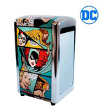 Porta Guardanapo Metal Pop Heroinas Dc Comics Quadrinhos Cor Prateado Batman