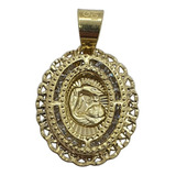 Medalla De Bautizo Oro 10k + Cadena De Regalo