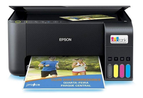 Impressora A Cor Multifuncional Epson Ecotank L3250 Com Wifi