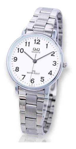 Pareja Reloj Q&q Pulso Acero Hombre O Mujer Ideal Para Regal