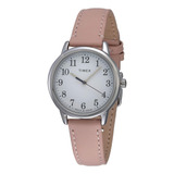 Reloj Timex Easy Reader Con Correa De Piel Para Mujer, 30 Mm