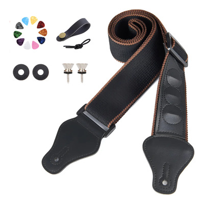 Correas Tali Para Guitarra, Bajo Y Ukelele Accesorios 16en1 Negro