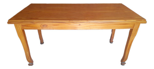 Mesa De Cocina Comedor Rectangular De Madera De Pino 1 Pieza