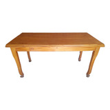 Mesa De Cocina Comedor Rectangular De Madera De Pino 1 Pieza