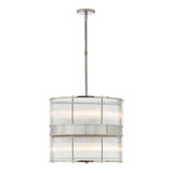 Lustre Eletrico Metal E Vidro 43x46x46 Cm