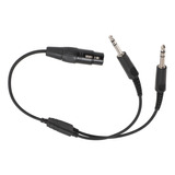 Adaptador De Auriculares De Doble Enchufe Xlr A Ga De 5 Pine