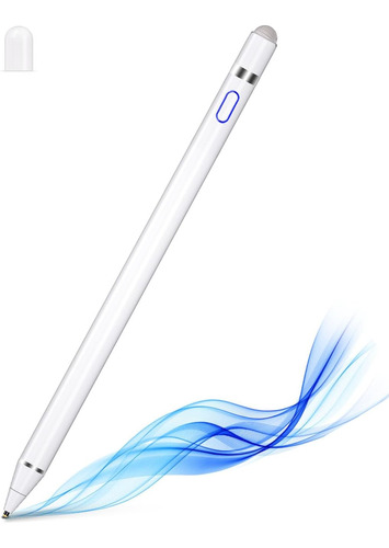 S Pen Dual De Pantallas Tactiles I-pad iPhone Tablet-blanco