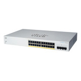 Switch De 24 Puertos Gigabyte Poe Cisco 220 + 4 Gigabit Sfp