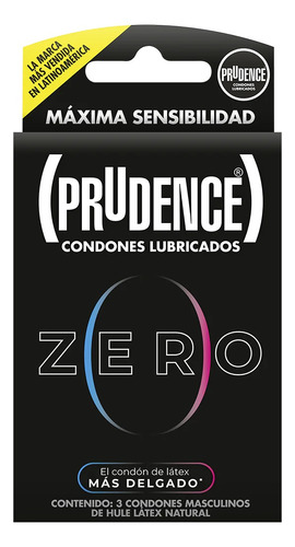 Prudence Zero Condones Ultra Delgados 3 Piezas
